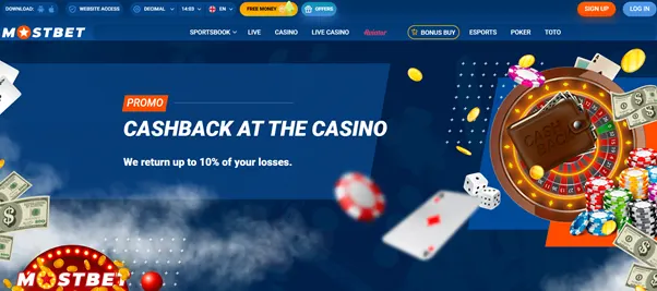 Cashback in MostBet